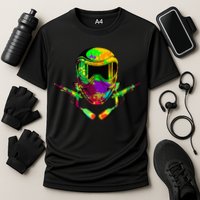 Paintball Player Paint Shooting Paintballer Air Gun Cooling Performance Crew T-Shirt