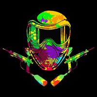 Paintball Player Paint Shooting Paintballer Air Gun Cooling Performance Crew T-Shirt