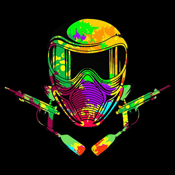 Paintball Player Paint Shooting Paintballer Air Gun Cooling Performance Crew T-Shirt