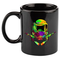 Paintball Player Paint Shooting Paintballer Air Gun 11oz C Handle Ceramic Mug