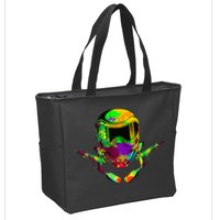 Paintball Player Paint Shooting Paintballer Air Gun Zip Tote Bag