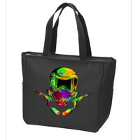 Paintball Player Paint Shooting Paintballer Air Gun Zip Tote Bag