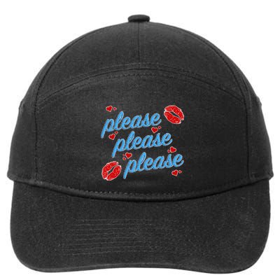 P.E..A.S.E P.L.E.A.S.E P.L.E.A.S. Song 7-Panel Snapback Hat