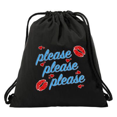 P.E..A.S.E P.L.E.A.S.E P.L.E.A.S. Song Drawstring Bag