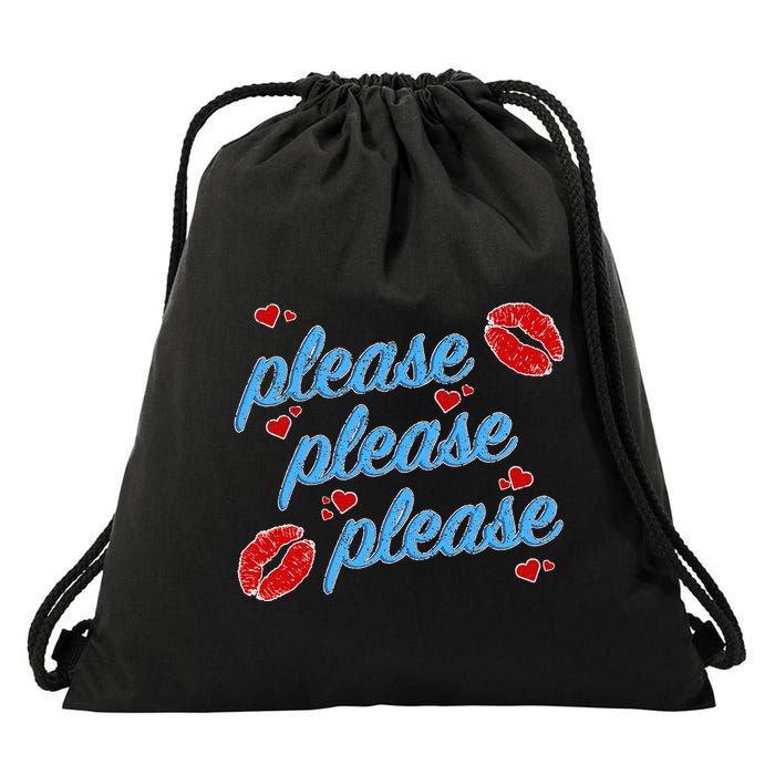 P.E..A.S.E P.L.E.A.S.E P.L.E.A.S. Song Drawstring Bag