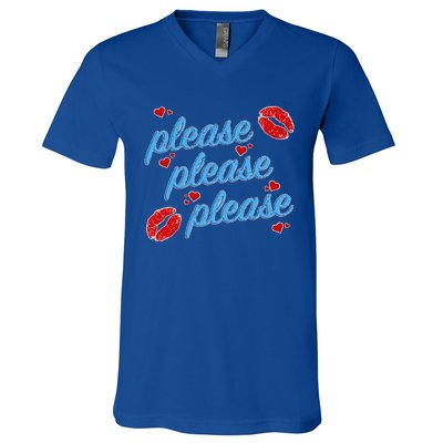 P.E..A.S.E P.L.E.A.S.E P.L.E.A.S. Song V-Neck T-Shirt