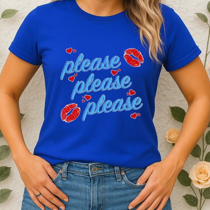 P.E..A.S.E P.L.E.A.S.E P.L.E.A.S. Song Womens T-Shirt