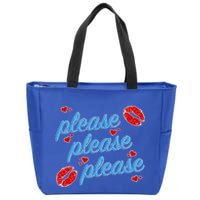 P.E..A.S.E P.L.E.A.S.E P.L.E.A.S. Song Zip Tote Bag