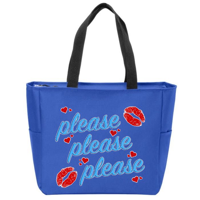 P.E..A.S.E P.L.E.A.S.E P.L.E.A.S. Song Zip Tote Bag