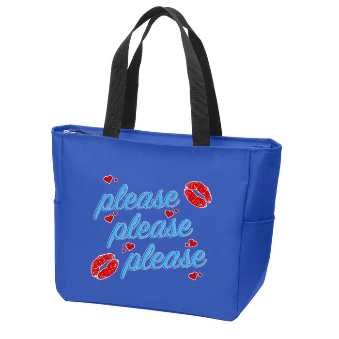P.E..A.S.E P.L.E.A.S.E P.L.E.A.S. Song Zip Tote Bag