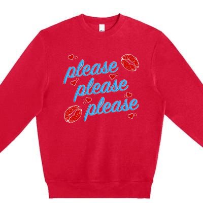 P.E..A.S.E P.L.E.A.S.E P.L.E.A.S. Song Premium Crewneck Sweatshirt