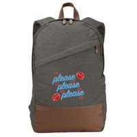 P.E..A.S.E P.L.E.A.S.E P.L.E.A.S. Song Cotton Canvas Backpack