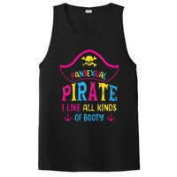 Pansexual Pride Pirate LGBTQ Month Pans Flag Colors Funny PosiCharge Competitor Tank