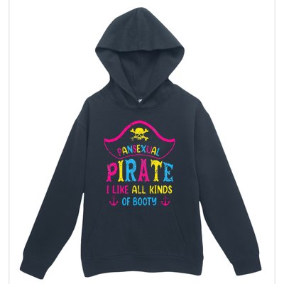 Pansexual Pride Pirate LGBTQ Month Pans Flag Colors Funny Urban Pullover Hoodie