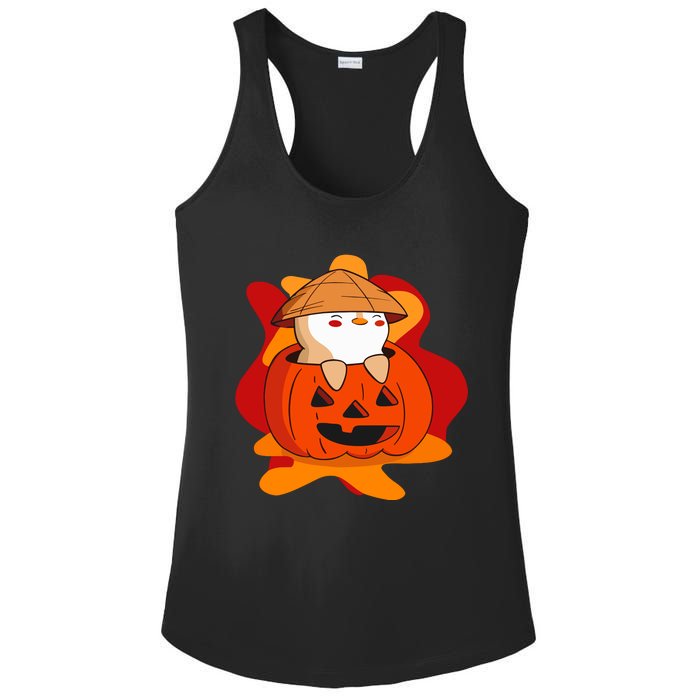 Pudgy Pumpkin Ladies PosiCharge Competitor Racerback Tank