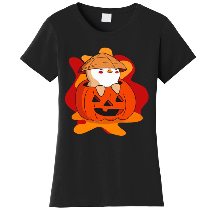 Pudgy Pumpkin Women's T-Shirt