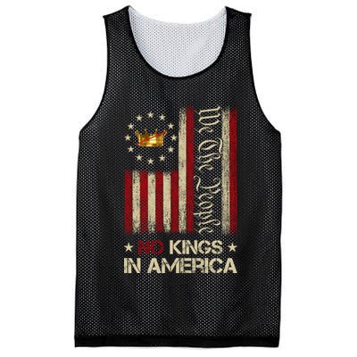 Patriotic Pro-Democracy Protest June 14 No Kings In America Mesh Reversible Basketball Jersey Tank