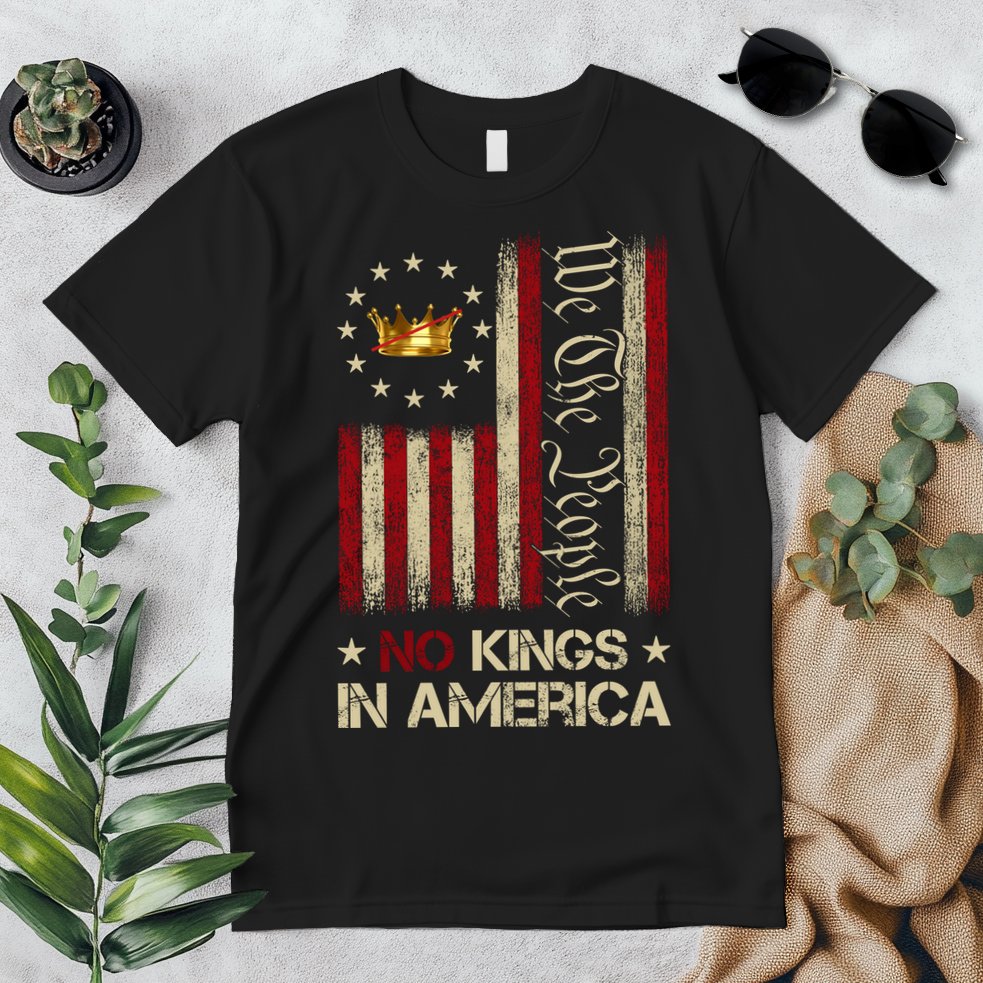 Patriotic Pro-Democracy Protest June 14 No Kings In America Premium T-Shirt