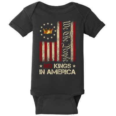 Patriotic Pro-Democracy Protest June 14 No Kings In America Baby Bodysuit