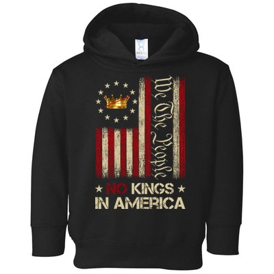 Patriotic Pro-Democracy Protest June 14 No Kings In America Toddler Hoodie