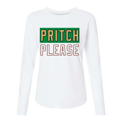 Pritch Please Womens Cotton Relaxed Long Sleeve T-Shirt