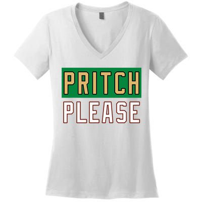 Pritch Please Women's V-Neck T-Shirt