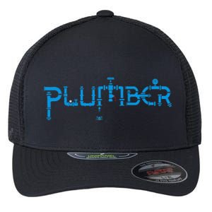 Plumbing Plumber Flexfit Unipanel Trucker Cap