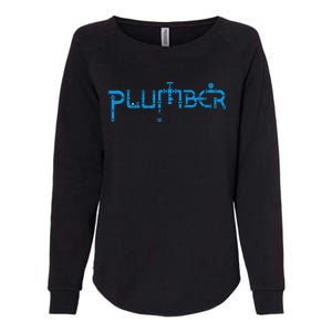 Plumbing Plumber Womens California Wash Sweatshirt