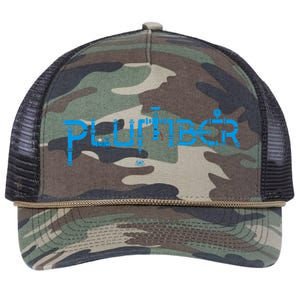 Plumbing Plumber Retro Rope Trucker Hat Cap