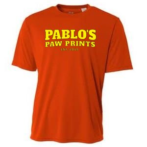 Pablo's Paw Prints, Men, Women Dog Lovers Cooling Performance Crew T-Shirt