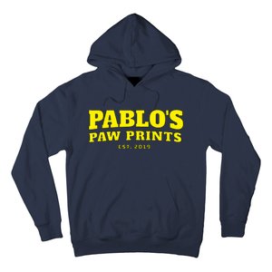 Pablo's Paw Prints, Men, Women Dog Lovers Hoodie