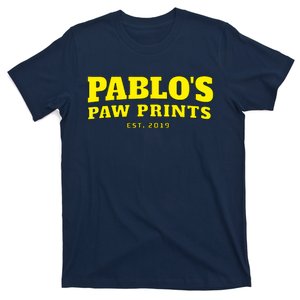 Pablo's Paw Prints, Men, Women Dog Lovers T-Shirt