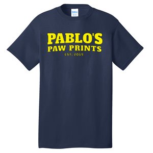 Pablo's Paw Prints, Men, Women Dog Lovers Tall T-Shirt