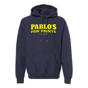 Pablo's Paw Prints, Men, Women Dog Lovers Premium Hoodie