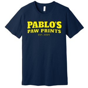 Pablo's Paw Prints, Men, Women Dog Lovers Premium T-Shirt