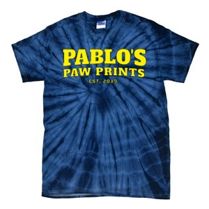 Pablo's Paw Prints, Men, Women Dog Lovers Tie-Dye T-Shirt