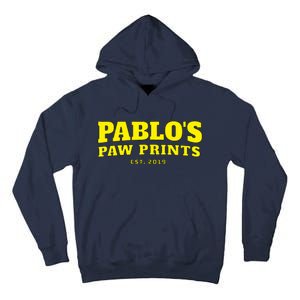 Pablo's Paw Prints, Men, Women Dog Lovers Tall Hoodie