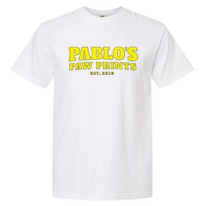 Pablo's Paw Prints, Men, Women Dog Lovers Garment-Dyed Heavyweight T-Shirt