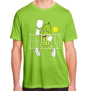 Pickle Playing Pickleball Funny Pickleball Paddleball Adult ChromaSoft Performance T-Shirt