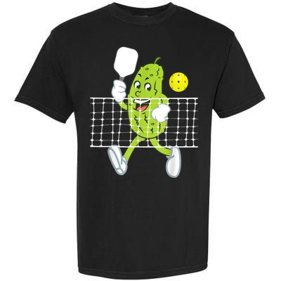 Pickle Playing Pickleball Funny Pickleball Paddleball Garment-Dyed Heavyweight T-Shirt
