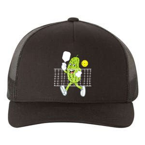 Pickle Playing Pickleball Funny Pickleball Paddleball Yupoong Adult 5-Panel Trucker Hat