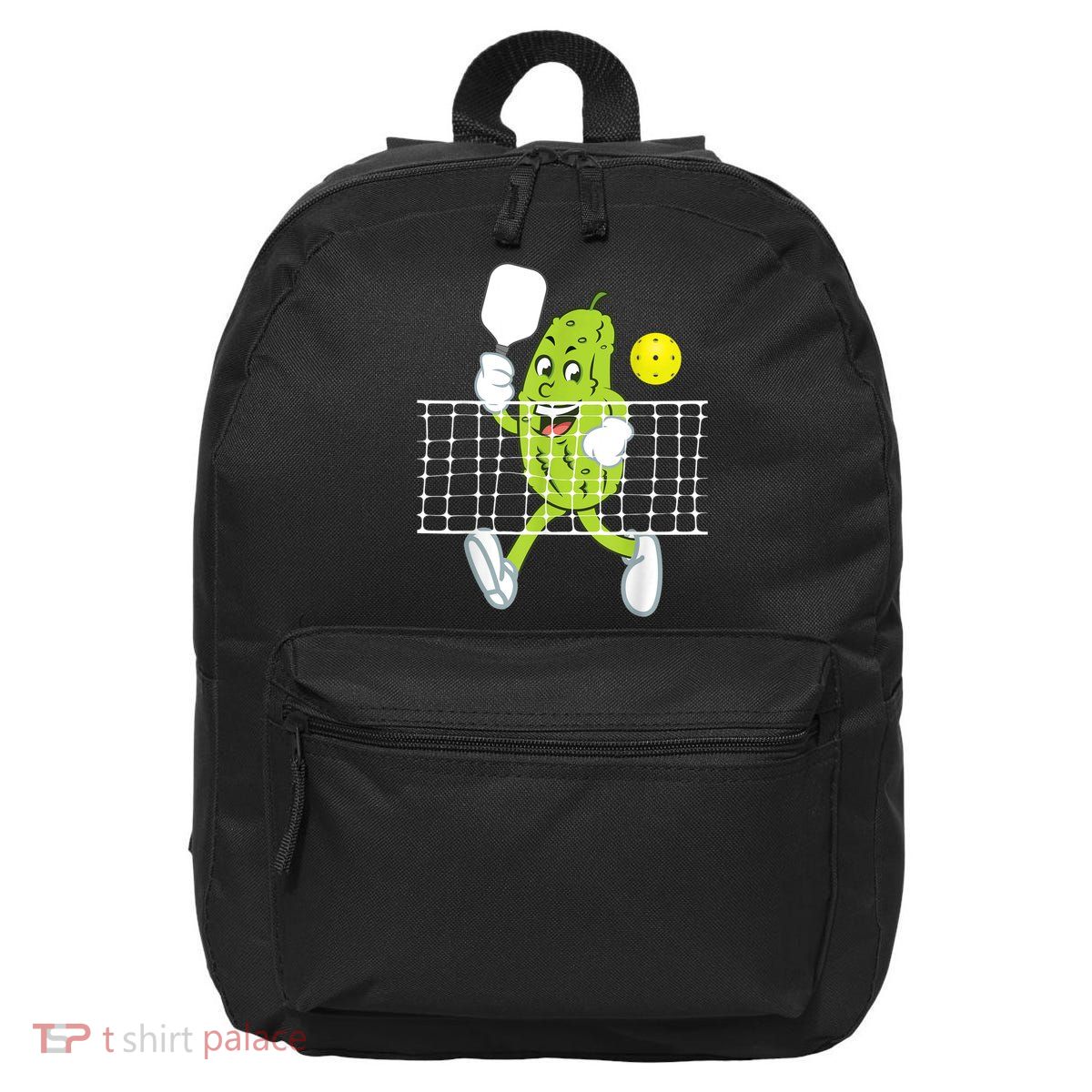 Pickle Playing Pickleball Funny Pickleball Paddleball 16 in Basic Backpack