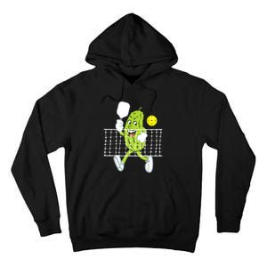 Pickle Playing Pickleball Funny Pickleball Paddleball Tall Hoodie