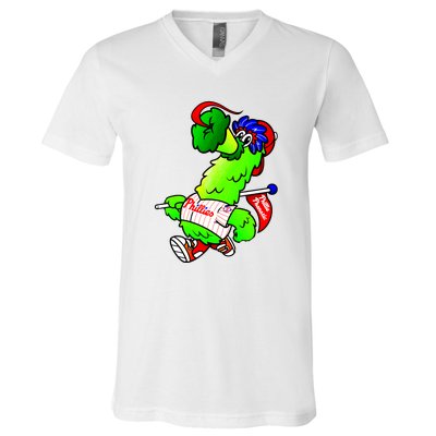 Phillie Phanatic Philadelphia Phillies Est 1883 Baseball Lover Trending For Base V-Neck T-Shirt