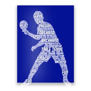 Ping Pong Player Table Tennis Cool Gift Poster