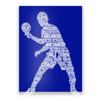 Ping Pong Player Table Tennis Cool Gift Poster