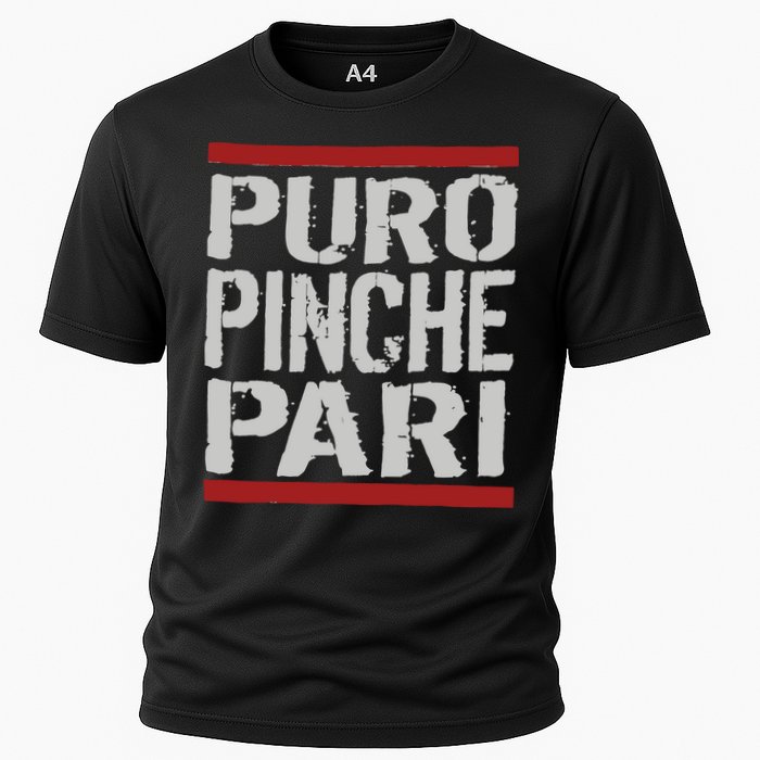 Puro Pinche Pari Funny Cooling Performance Crew T-Shirt