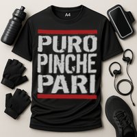 Puro Pinche Pari Funny Cooling Performance Crew T-Shirt
