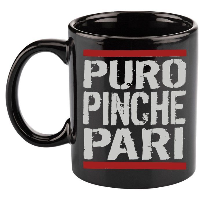Puro Pinche Pari Funny 11oz C Handle Ceramic Mug