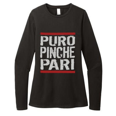 Puro Pinche Pari Funny Womens CVC Long Sleeve Shirt